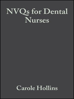 cover image of NVQs for Dental Nurses